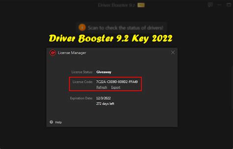 Driver booster 2019 key